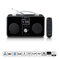 Lenco Internet DAB+/FM-radio met Bluetooth-afstandsbediening en oplaadbare batterij - PIR-645BK
