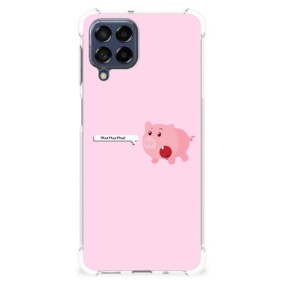 Samsung Galaxy M53 Stevig | Bumper Hoesje | Pig Mud Samsung Galaxy M53 Stevig | Bumper Hoesje | Pig Mud