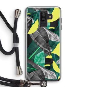 Fantasie jungle: Samsung Galaxy J8 (2018) Transparant Hoesje met koord