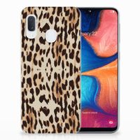 Samsung Galaxy A20e TPU Hoesje Leopard - thumbnail