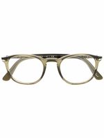 Persol lunettes de vue à monture ronde transparente - Vert