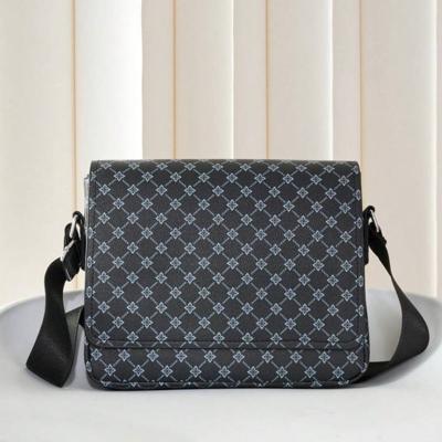 Bon&Bon Casual Crossbody Schoudertas Heren - Zwart Kunstleer Flap