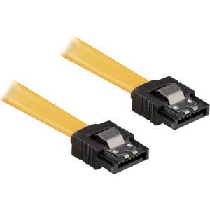 DeLOCK 0.3m SATA Cable SATA-kabel 0,3 m Geel