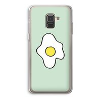 Spiegelei: Samsung Galaxy A8 (2018) Transparant Hoesje