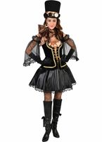 Steampunk/piraat zwart-goud