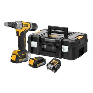 DeWalt DCF414E2GT-QW Accu Klinknagelpistool | 6,4 mm | XR 18V | 2x 1,7Ah Accu&apos;s + lader | In koffer - DCF414E2GT-QW