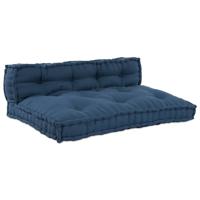 Pallet Sofa Kussen 2 pcs Indigo Stof