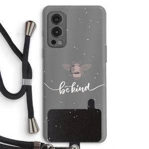 Be(e) kind: OnePlus Nord 2 5G Transparant Hoesje met koord