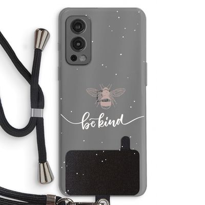 Be(e) kind: OnePlus Nord 2 5G Transparant Hoesje met koord