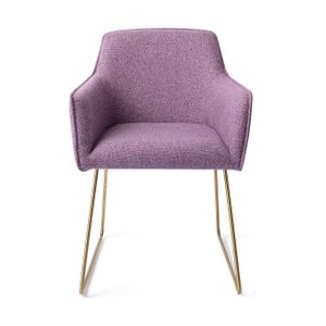 Jesper Home Hofu eetkamerstoel Violet Daisy slide gold