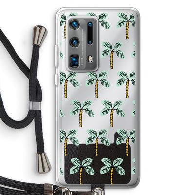 Paradise: Huawei P40 Pro Plus Transparant Hoesje met koord