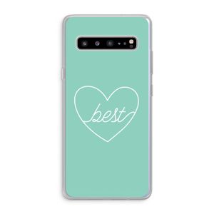 Best heart pastel: Samsung Galaxy S10 5G Transparant Hoesje