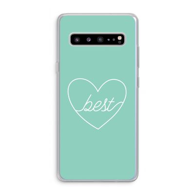 Best heart pastel: Samsung Galaxy S10 5G Transparant Hoesje