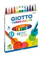Viltstift giotto turbo color 12 kleuren