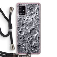 Maanlandschap: Samsung Galaxy A51 5G Transparant Hoesje met koord