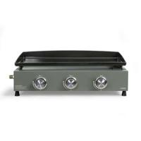 Gasgrillplaat - LIVOO - DOC324 - 3 branders - Groen / Zwart