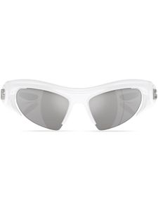 Dolce & Gabbana Eyewear lunettes de soleil teintées à monture oversize - Blanc