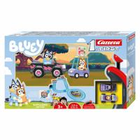Carrera first racebaan - bluey vs. bingo let&apos;s go 2,9m