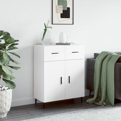 Dressoir 69,5x34x90 cm bewerkt hout wit