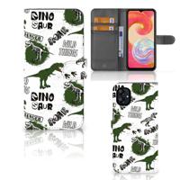 Telefoonhoesje | Met pasjeshouder | voor Samsung Galaxy A04e Dinosaurus