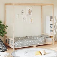 Kinderbedframe 90x190 cm massief grenenhout