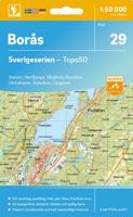 Topografische kaart - Wandelkaart 29 Sverigeserien Borås | Norstedts