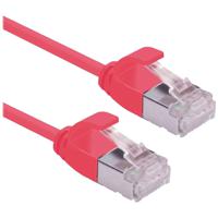 ROLINE F/UTP DataCenter Patchkabel Cat.6A (Class EA), LSOH, extra dun, rood, 0,15 m - thumbnail