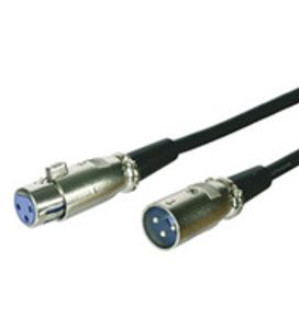 Microconnect XLRMF2 audio kabel 2 m Zwart