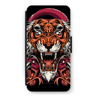 Tiger and Rattlesnakes: iPhone 12 Pro Max Flip Hoesje