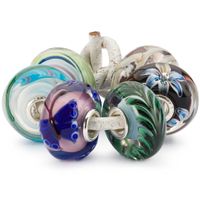 Trollbeads TGLBE-00215 Kralen Natuurlijke mythische set zilver/glas