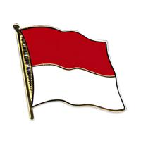 Pin Vlag Indonesie - 2 cm - vlaggen speldje - supporter - mini broche Pin Vlag Indonesie - 2 cm - vlaggen speldje - supporter - mini broche