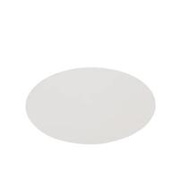 J-Line Rond placemat - kunststof - wit - 6x