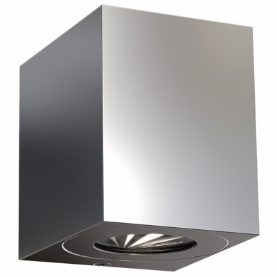 Buitenlamp vierkant Up down &apos;Canto kubi 2&apos; Nordlux 2x6W warm wit
