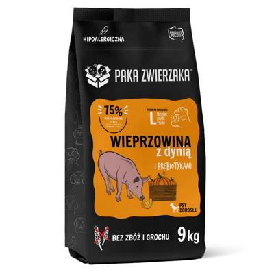 PAKA ZWIERZAKA Pork with pumpkin L - droog hondenvoer - 9kg