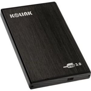 Kolink HDSU2U3 behuizing voor opslagstations HDD-/SSD-behuizing Zwart 2.5"