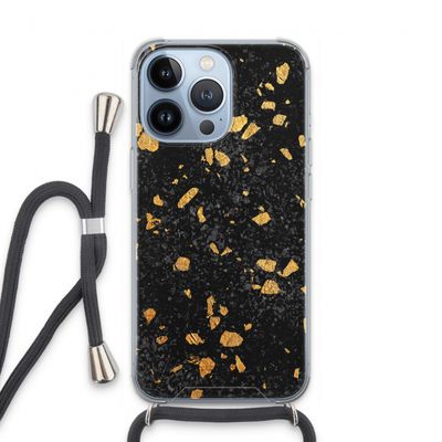 Terrazzo N°7: iPhone 13 Pro Transparant Hoesje met koord