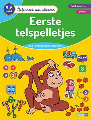Deltas Oefenboek met stickers-eerste telspel
