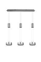 Trio Hanglamp Franklin 3-lichts RVS 326510307