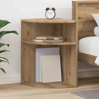 Bijzettafel Artisan Eiken 39,7 x 39,7 x 60 cm Bewerkt hout