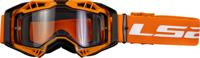 LS2 "aura enduro" crossbril glasses aura enduro black/orange