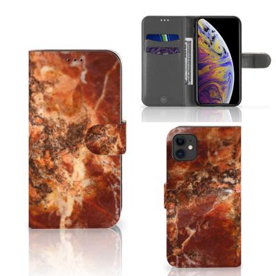 Apple iPhone 11 | Bookcase | Marmer Bruin