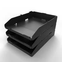 Desk Mailbox III Black