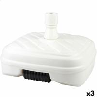 Parasolvoet Aktive Wit Plastic 56 x 40 x 56 cm (3 Stuks)
