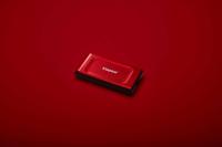 Kingston Technology 2TB XS1000 Red External USB 3.2 Gen 2 Draagbare Solid State Drive
