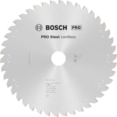 Bosch Accessoires PRO Steel cordless Cirkelzaagblad | 203 x 1,8 x 25,4 mm - 2608846859