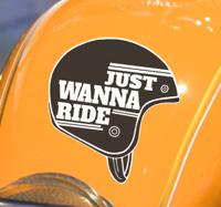 Wil gewoon motorfietsstickers rijden