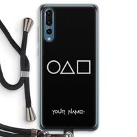 Squid Game: Huawei P20 Pro Transparant Hoesje met koord