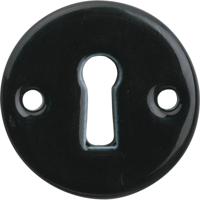 Sleutelrozet pors. Evelyne zwart