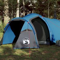 Tent 3-persoons 370x185x116 cm 185T taft blauw - thumbnail