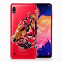 Smartphone hoesje Samsung Galaxy A10 Watercolor Tiger